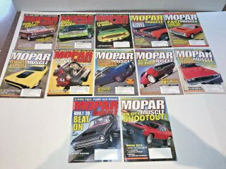 Mopar Muscle 2004 2005 Complete Years 24 Issues Charger Cuda Challanger Hemi