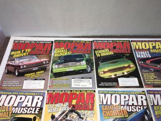 Mopar Muscle 2004 2005 Complete Years 24 Issues Charger Cuda Challanger Hemi 2