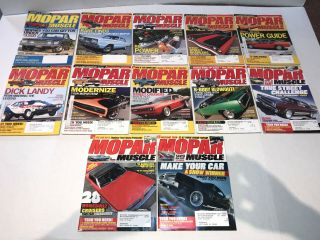 Mopar Muscle 2007 2008 Complete Years 24 Issues Charger Cuda Challanger Hemi