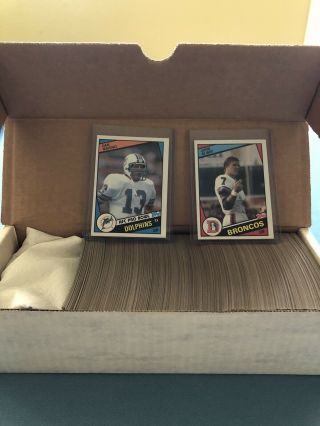 1984 Topps Nfl Football Complete Set 1 - 396 Marino & Elway Rc