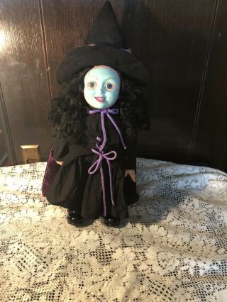 Vintage Halloween Witch Doll 1992 Multi Toy Corp.  15”