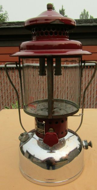 Agm (american Gas Machine) Model 2572 Lantern Made In 1940s Burns Coleman Fuel