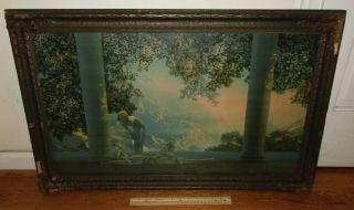 Antique Maxfield Parrish Lithograph Print Daybreak Ny House Of Art