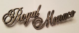 Vintage Dodge Royal Monaco Emblem Decal 3811506 {ce421}
