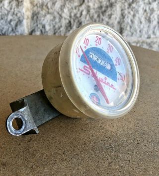 Vintage Pre Owned Schwinn Approved White Speedometer 0 - 50 MPH 2