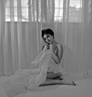 1961 Bunny Yeager Pin - Up Camera Negative Linda Bement 1960 Miss Universe Winner
