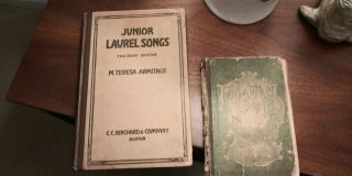 2 Vintage Song Books From Late 1800 