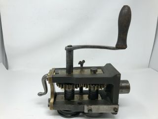 Antique Peck Stow & Wilcox Tinsmith Sheet Metal Tool Pexto Wiring Machine