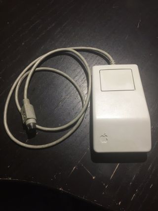 Apple Desktop Bus Mouse Adb Beige Vintage For Macintosh A9m0331