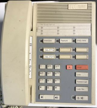 Vintage Northern Telecom Vantage Esprit NT0B02AA Multi Line Business Phone 2