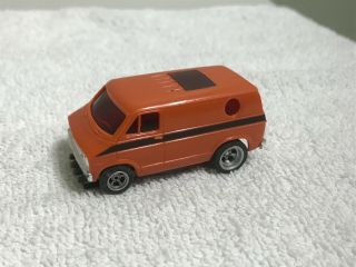Vintage Afx/aurora Orange Dodge Van Slot Car - And
