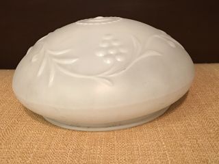 Vintage Frosted Glass Ceiling Light Fixture Cover Globe Shade