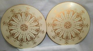 Vintage Lady Clare Hot Plates Tijou Design England