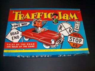 Vintage Board Game 1954 Traffic Jam
