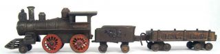 Ideal Antique Cast Iron Train 152 Set 1895