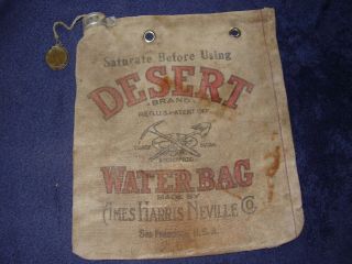 Vintage Desert Brand Water Bag - Ames Harris Neville Co.