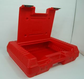 Vintage Lego Large Red Storage Carrying Case 14 X 11 X 3.  5 In.  W / Hinged Lid