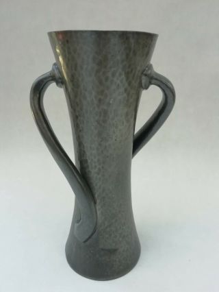 Liberty & Co Arts & Crafts Tudric English Pewter 030 Vase By Oliver Baker