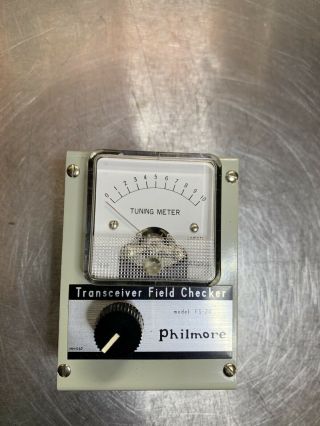 Vintage Philmore Fs - 20 Ham Radio Transceiver Field Checker Tunning Meter