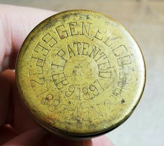Antique General Electric Co.  Fuse Patents Sep 12,  1882,  Jun 2,  1885 & Feb 9,  1897