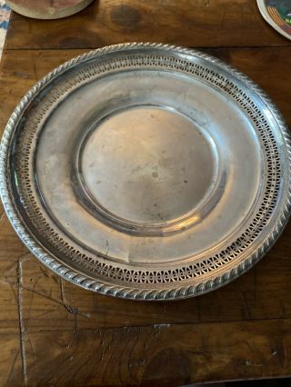 La Pierre 55 Solid Sterling Silver Plate Or Tray 122 Grams