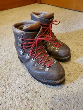 Vintage Scarpa Fabiano Extra Mountaineering Hiking Boots Men 