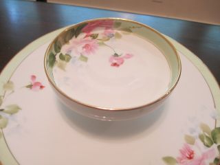 Vintage HAND PAINTED NIPPON TWO TIERED SERVING DISH 9 1/2 