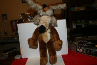 Wile E.  Coyote Plush 18 " Mighty Star Warner Bros.  Characters Vintage 1971