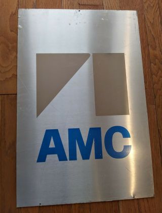 Vintage American Motors Corporation Auto Dealership Sign Amc Rambler