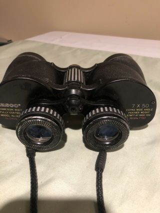 vintage tasco binoculars Model No.  124 No.  3450 2