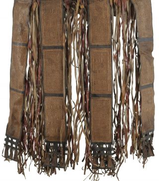 Old African Tuareg leather camel horse bag Niger Peul Fula art Sahara Desert 3