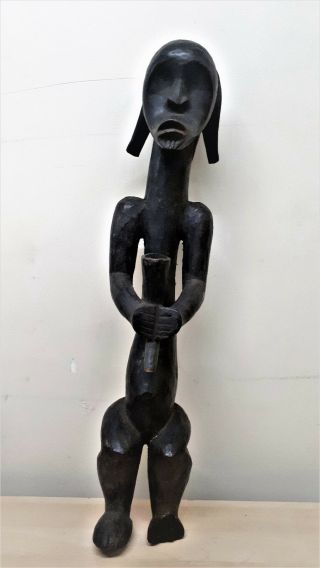Old Tribal Fang Figure Gabon Africa Fes - Gb 1441