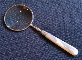 Harrison Brothers George Howson Garrard Mop Mother Of Pearl Magnifying Lens
