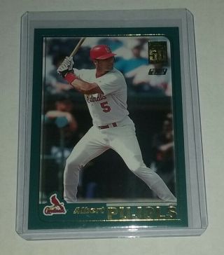 2001 01 Topps Traded Albert Pujols Cardinals Rookie Rc T247