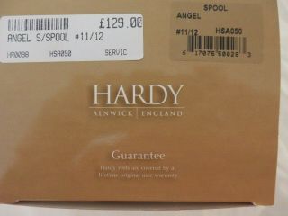 Hardy Angel 1st Model 11/12 Spare Spool Boxed Etc Made In England