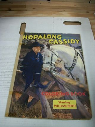 Vintage Hopalong Cassidy Coloring Book 1950