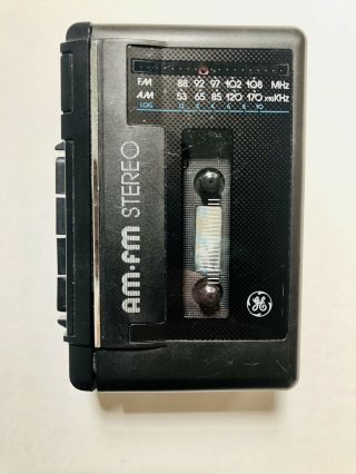 ✅ Ge 3 - 5473a Am/fm Stereo Radio Cassette Player Walkman Vintage