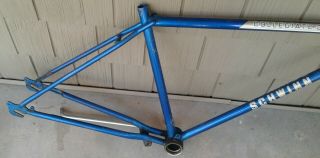 Vintage Schwinn Bicycle Frame Blue Collegiate 3 Model