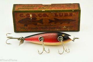 Vintage Creek Chub Dace Injured Minnow Antique Fishing Lure Mc3