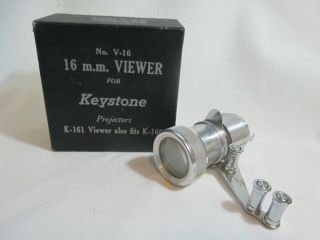 Vintage Keystone Projector 16mm Viewer V - 16 For K - 160 Or K - 161 1940 
