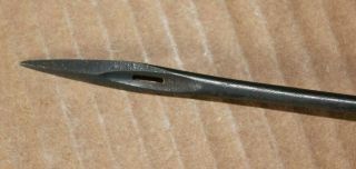 Vintage 8 3/4” Leather Saddle Collar Awl Needle Tool 2