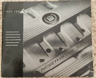 1993 Cadillac Allante - Sales Brochure - Dealer