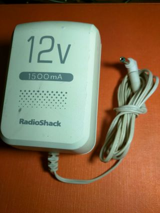 Radio Shack (273 - 1779) 12v 1500ma Ac To Dc Power Adapter Vintage