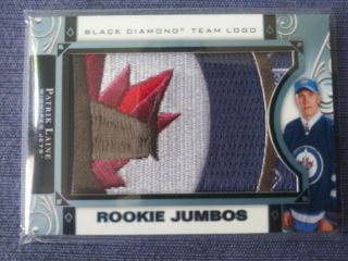 16 - 17 Ud Black Diamond Rookie Jumbos Team Logo Patrik Laine Rtl - Pl Winnipeg Jets