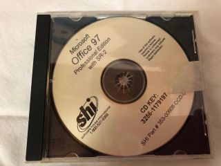 Vtg Microsoft Office 97 Professional Ed.  Disc Only W/product Key Jewel Case