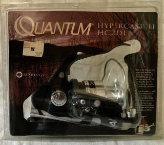 Quantum Hypercast 11 Hc2dl Spinning Fishing Reel In Package Zebco