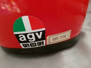 AGV CX5000 MV Agusta Benelli Motobi Laverda Ducati 80 ' vintage helmet motorcycle 3