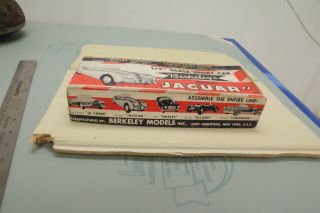 Vintage 1953 British Jaguar,  Wood Model Kit By Berkeley Models