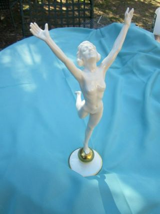 Collectible Hutschenreuther Female Nude By Tutter