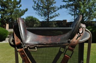 Antique Vintage Wwi Era U.  S.  Calvary Mcclellan Saddle 11 - 1/2 " Inch Seat
